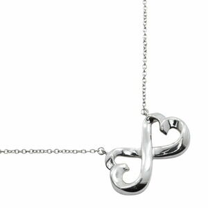 Tiffany Double Loving Heart Necklace by Paloma Picasso Silver